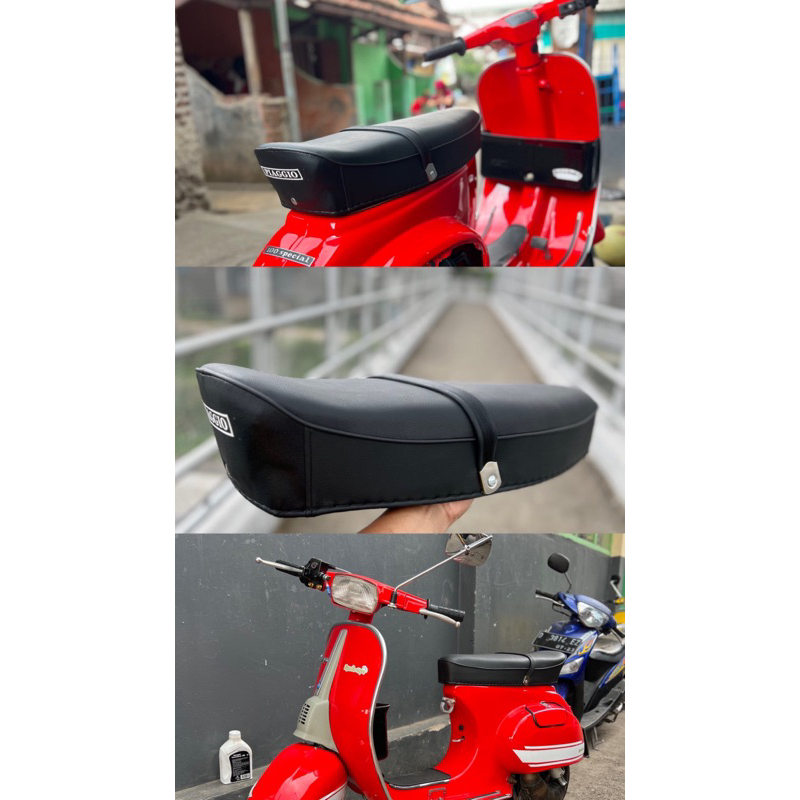 jok Vespa Piaggio Vespa PTS darling super sprint bajaj kualitas grade AA di jamin Gasper karet seper