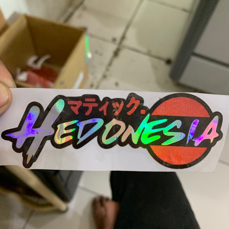

Stiker Hedonesia hologram