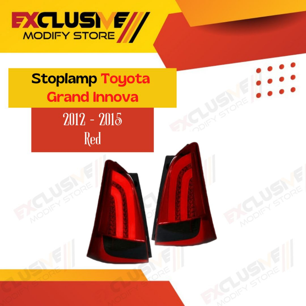 STOP LAMP TOYOTA GRAND INNOVA 2012 - 2015 RED