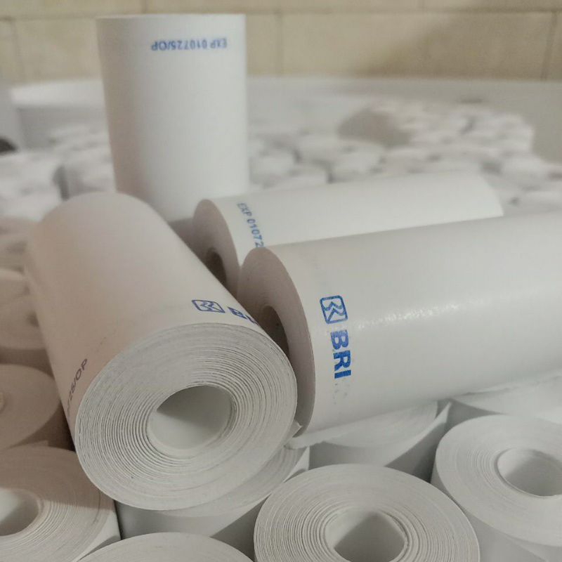 

Kertas Thermal Edc Logo Bank Bri 58mm X 30mm Struk Kasir