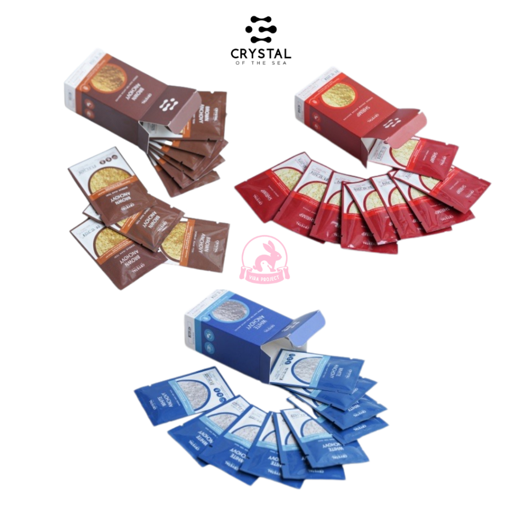 12+ CRYSTAL OF THE SEA BUBUK IKAN TERI/UDANG KEMASAN SACHET