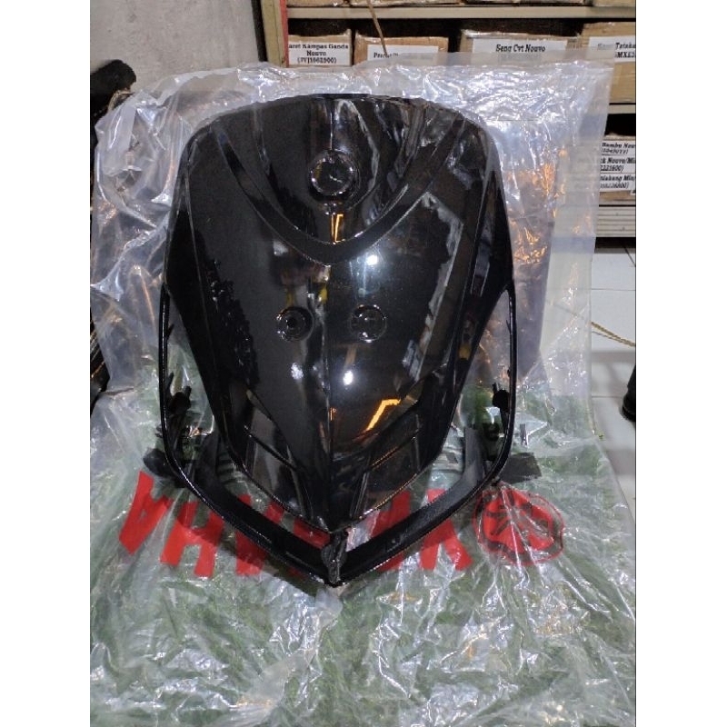 cover tameng depan mio smile hitam original yamaha tameng depan mio smile ori body depan mio smaile 