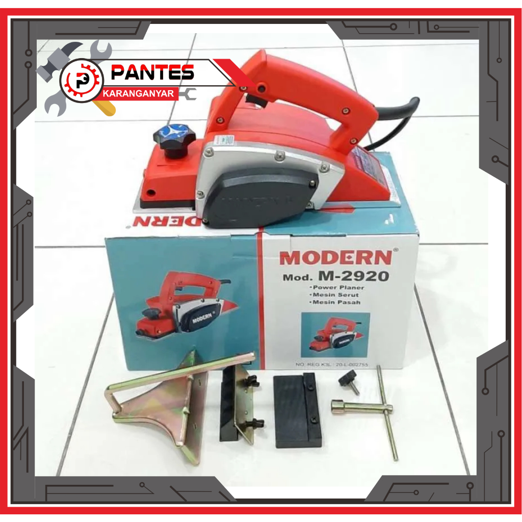 Mesin Planer Modern M2920 / Mesin Serut Kayu Ketam Sugu Pasah Modern M 2920