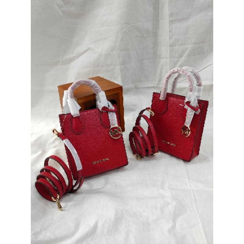 MK mercer XS shopper xbody flame