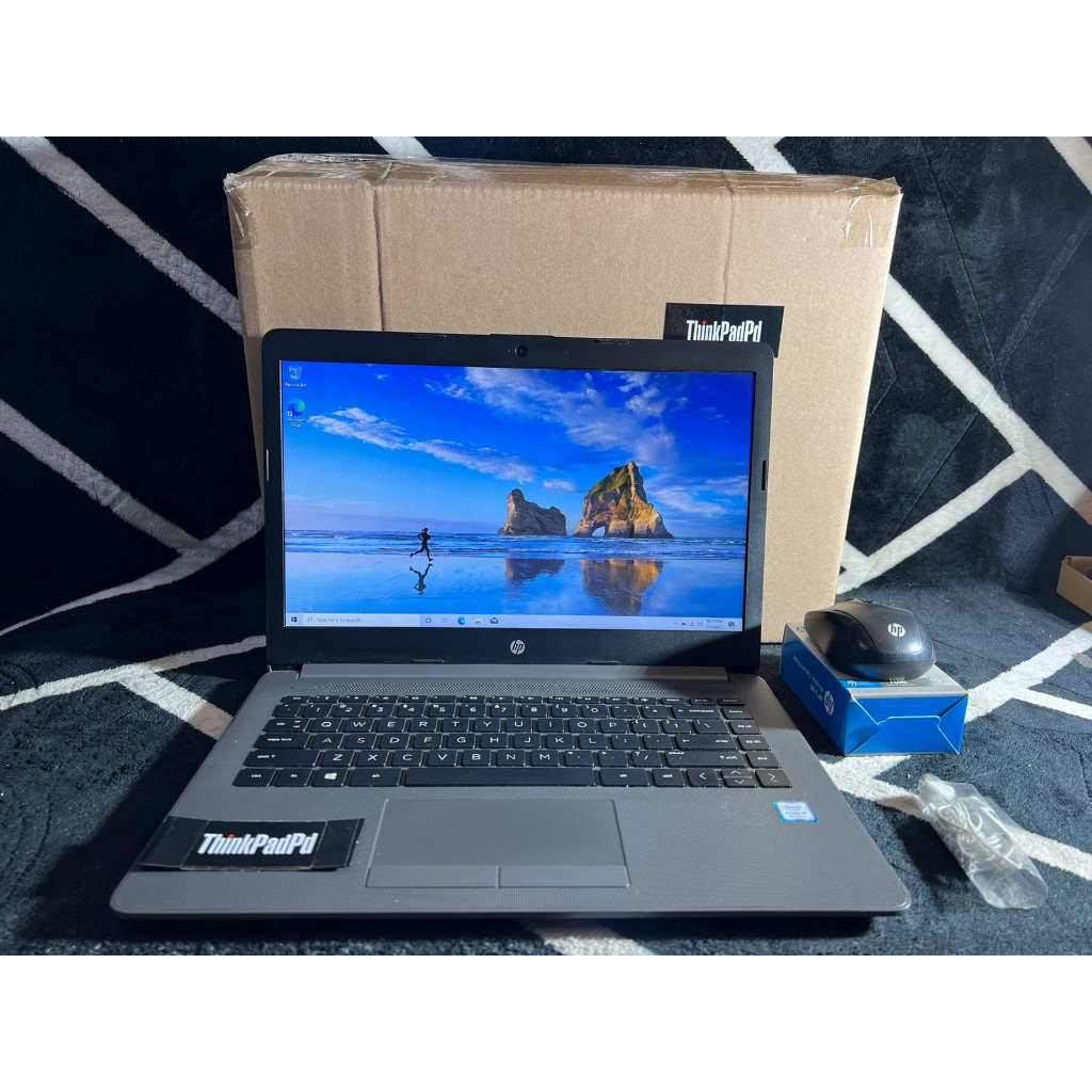 Laptop HP 240 G7 Core i5 8265u Ram 8 SSD 256 mulus murah