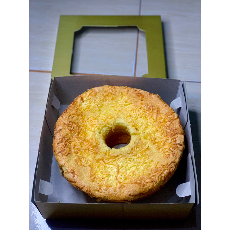 

chiffon cake double cheese