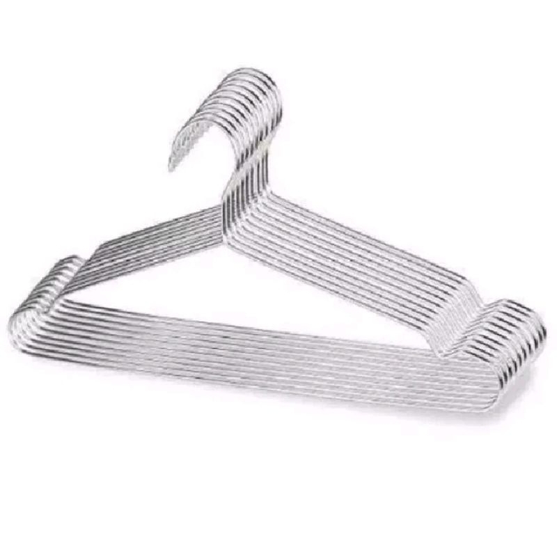 HANGER KAWAT / HANGER SILVER / 10 PCS HANGER KAWAT