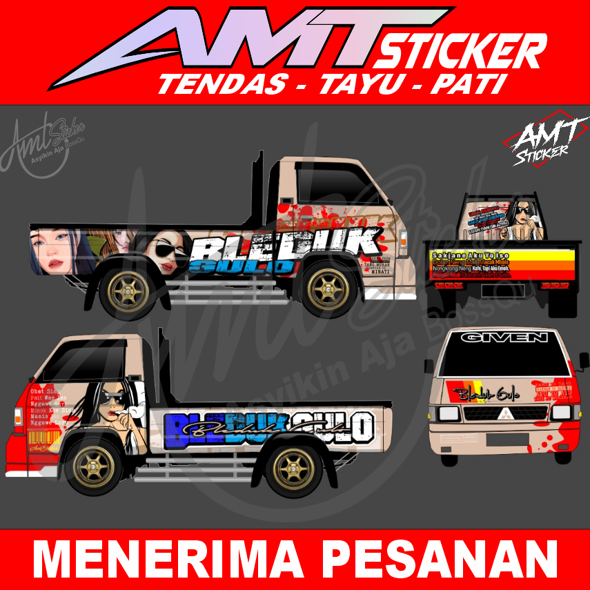 Stiker Full Body L300 Pick Up - Stiker L300 - Stiker Pick Up Bisa Request (NON COD)