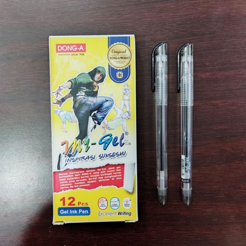 

PULPEN MY GEL DONG-A 0.5MM / PEN MY GEL DONG-A 0.5 MM / HITAM