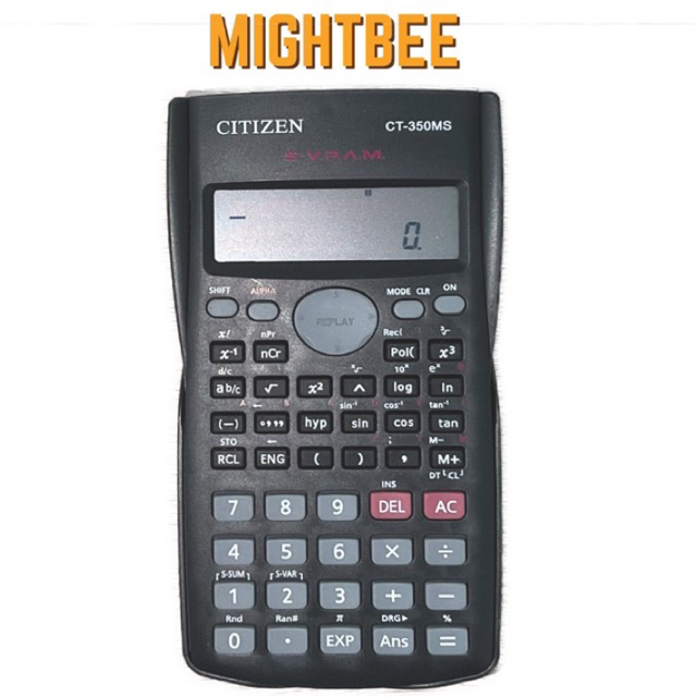 

Kalkulator Scientific Citizen CT 350MS - Kalkulator Sekolah - Kalkulator Rumus