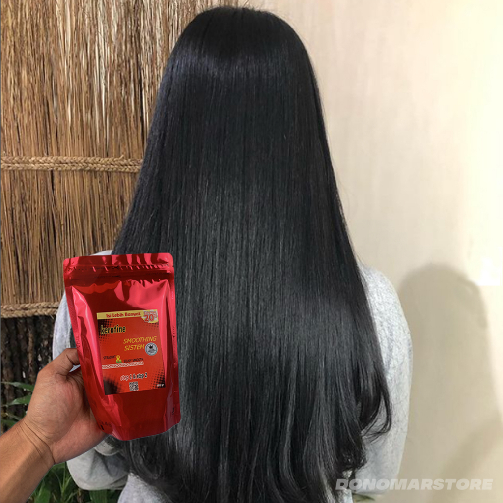 Pelurus Rambut Pria Wanita Permanen Tanpa Catok | Keratine | Keratin Smoothing System