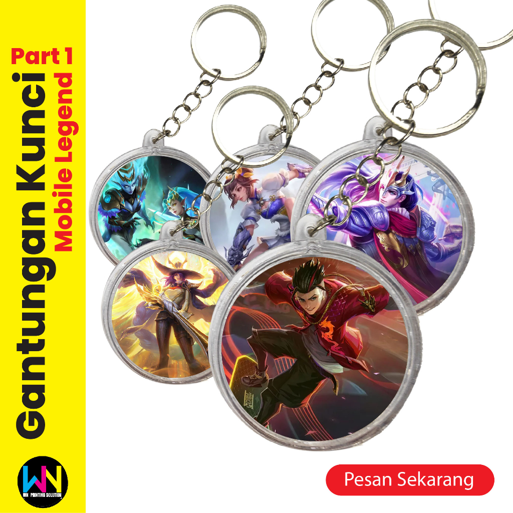 Gantungan Kunci Mobile Legends PART 1