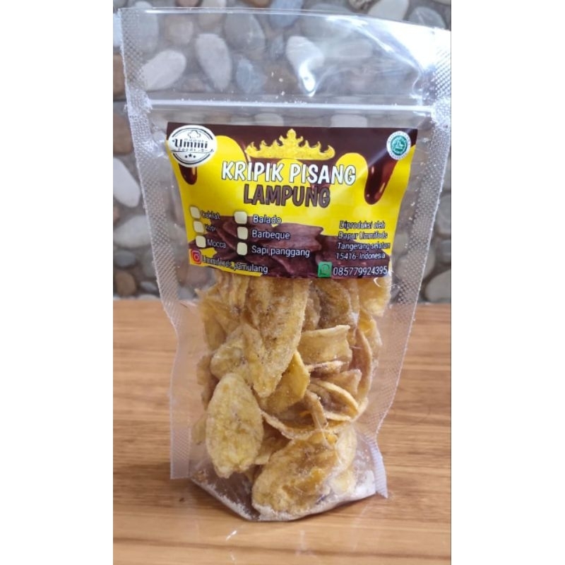 

keripik pisang kepok sapi panggang ummifoods 115gr