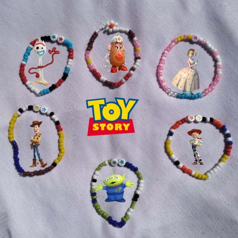 ✶beads bracelet toy story//bracelet toy story//gelang toy story manik//toy story//min order 10k