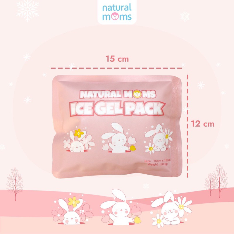 Natural Moms Ice Gel 200 gr Pendingin Asi Ice Pack