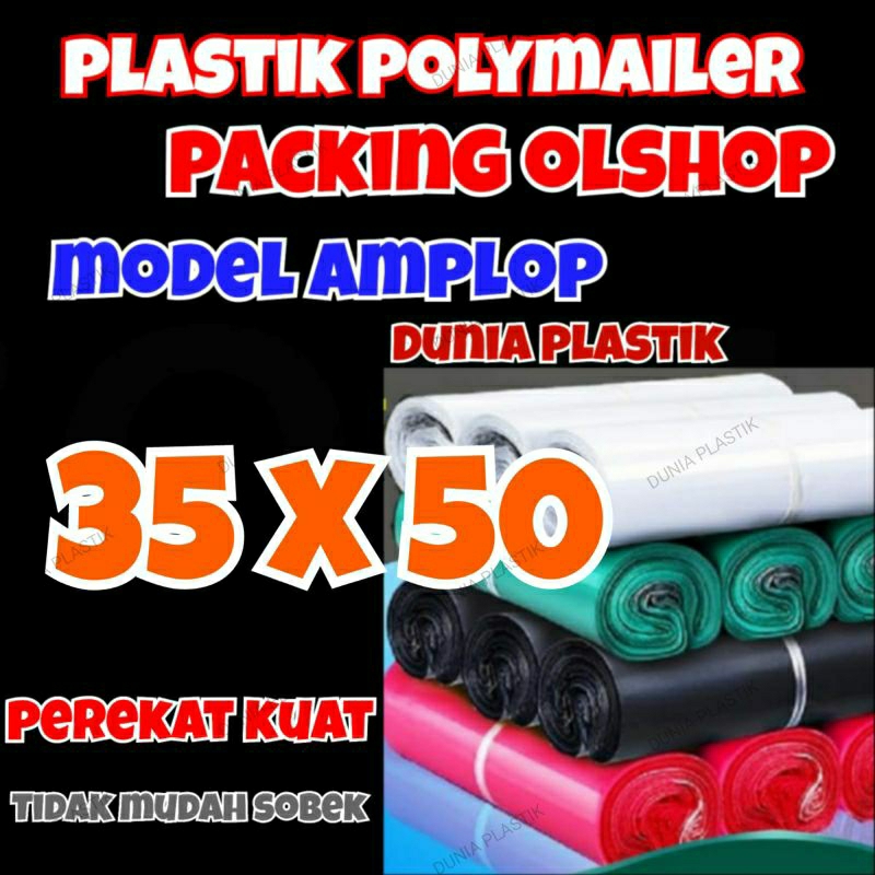 

Plastik packing 35 X 50 cm polymailer