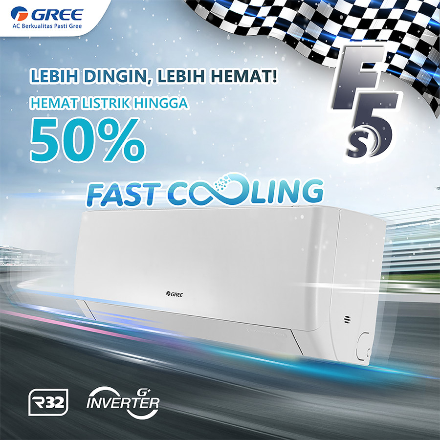 AC GREE Inverter 1,5 PK GWC-12F5S / GWC 12F5S / GWC 12 F5S Garansi Resmi