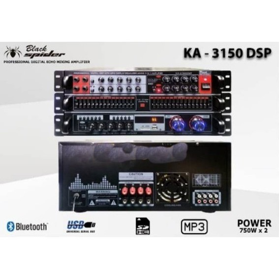 Amplifier Blackspider BS KA-3150 DSP KA 3150 DSP KA3150DSP Original