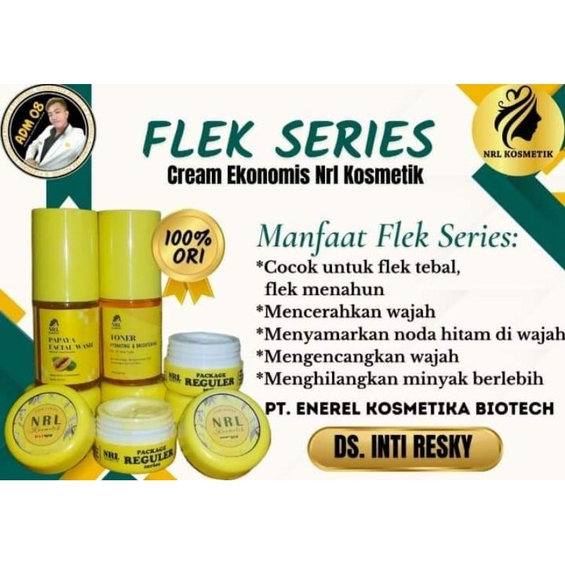 CREAM NRL FLEK KEMASAN TERBARU (ADA EMBOS NRL DAN EXPECT DI BAWAH POT)