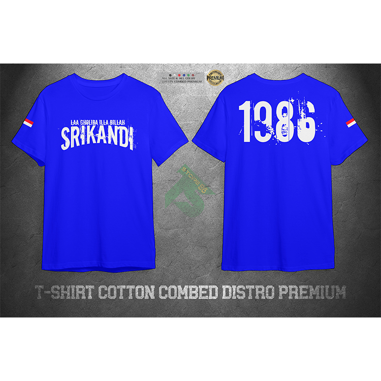 Kaos Pagar Nusa Srikandi - Srikandi Pagar Nusa Simpel-Biru
