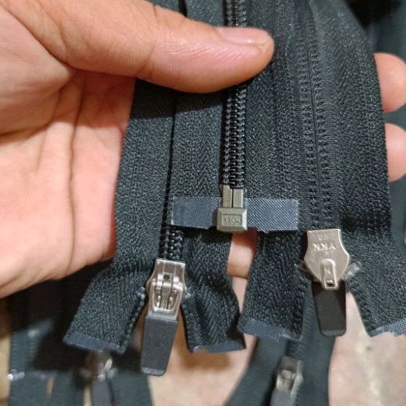 resleting jaket ykk  65 cm / resleting jersey ykk 65 cm / resleting ykk gigi halus 65 cm