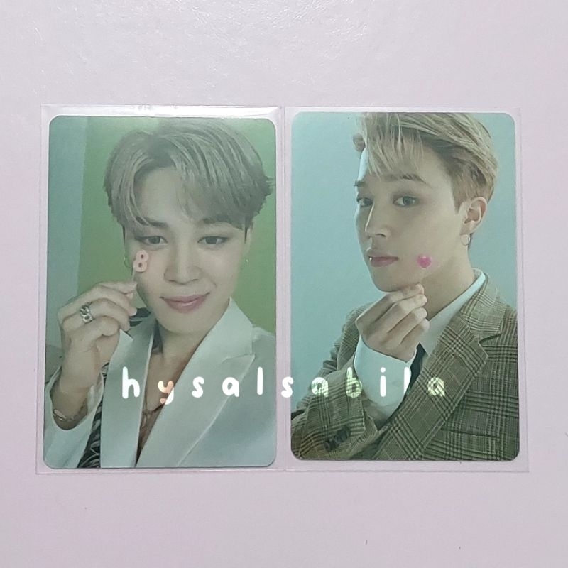 PC Jimin set Festa d-day calendar d6 d9 bts photocard