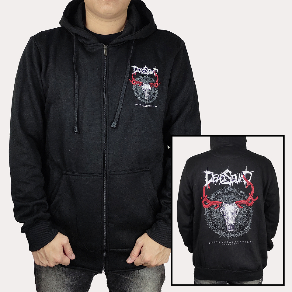 JAKET MUSIK UNDERGROUND DEADSQUAD M L XL XXL 7 - JAKET HOODIE DEADSQUAD - SWEATER HOODIE UNDERGROUND