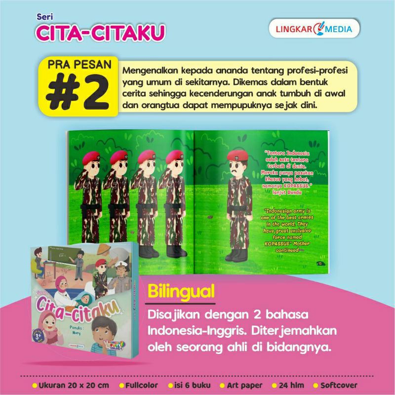 Paket bundling sepatu KKL dan buku cita citaku