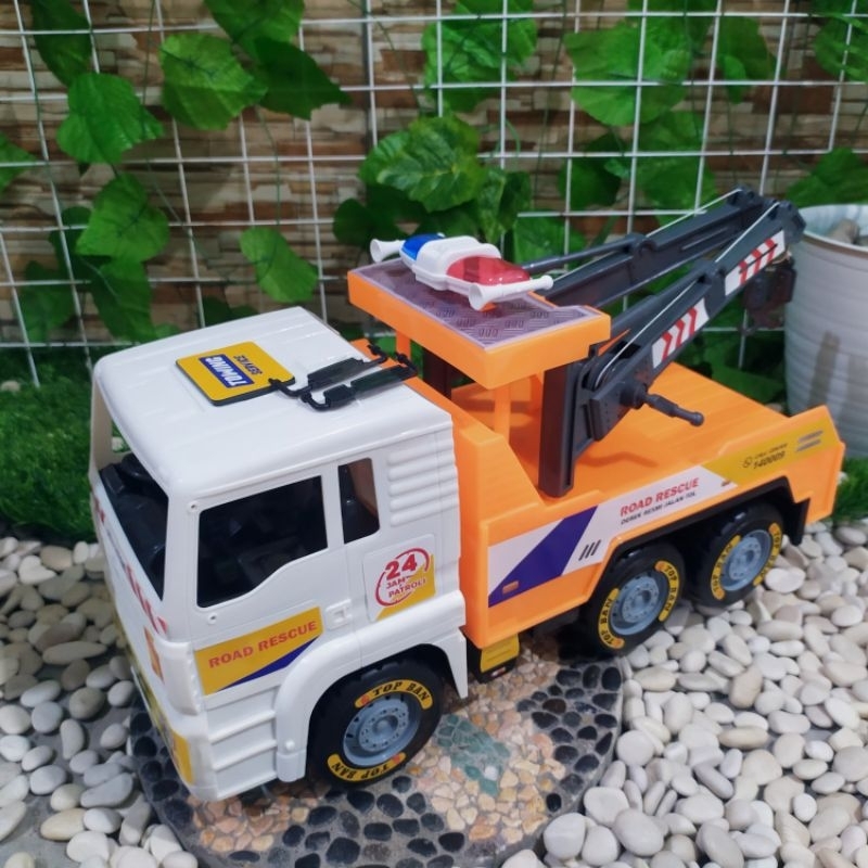 Mainan Mobil Truk Derek Jumbo - Mainan Mobil Truk Derek Ukuran Besar