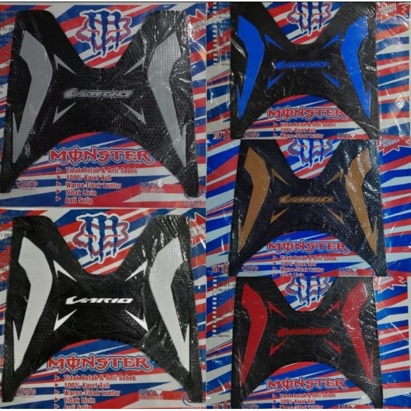 Karpet honda vario 125 vario 150 new 2021-2023 pijakan kaki motor honda vario 125 vario 150 new 2021