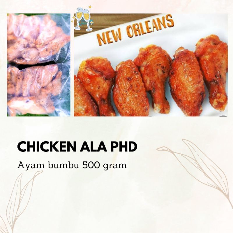 

Chicken Wings New Orleans / Tidak Pedas