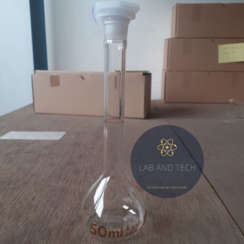 Labu Ukur 50 ml katalog 5645-50 Iwaki Original Class A