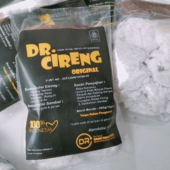 

DR Cireng Crispy FROZEN/BEKU dengan Sambal Asam Manis Isi 12 Cireng Salju Nikmat Gurih Renyah