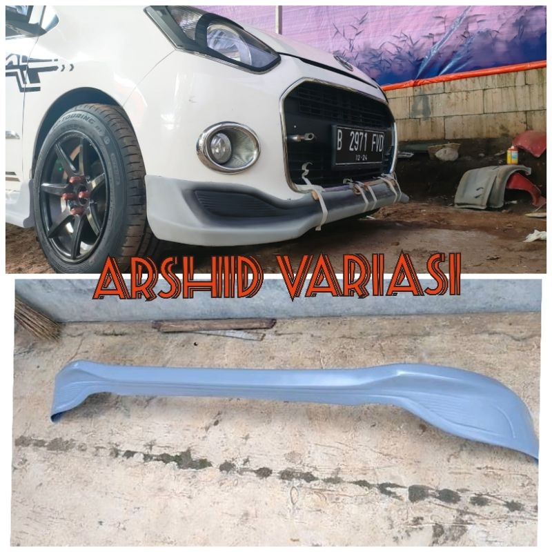 bodykit depan ayla x elegant
