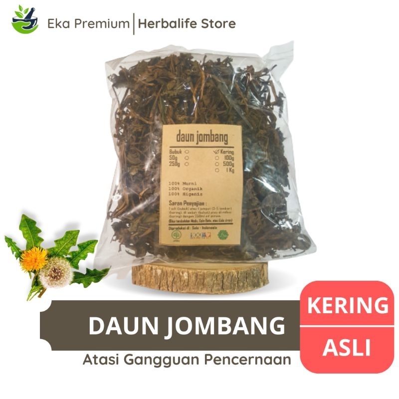 

DAUN JOMBANG KERING Asli Ramuan Rempah Herbal Murni Jamu Minuman Tradisional Simplisa Taraxacum Officinale