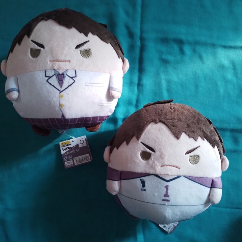 [RARE] Haikyuu Fuwakororin Mascot Plush Size M Ushijima Wakatoshi