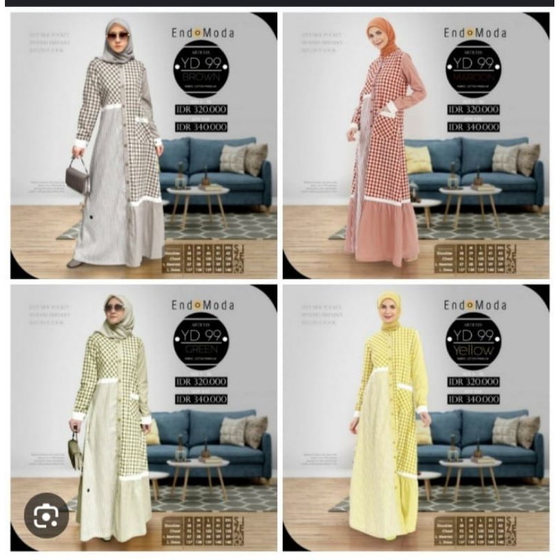 YD 99 GAMIS CASUAL BY ENDOMODA