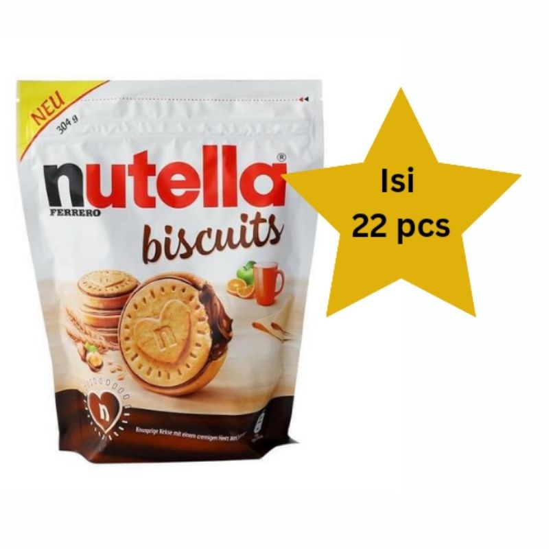 

Nutella Biscuit 304 gram - Impor Saudi exp Jan 2026