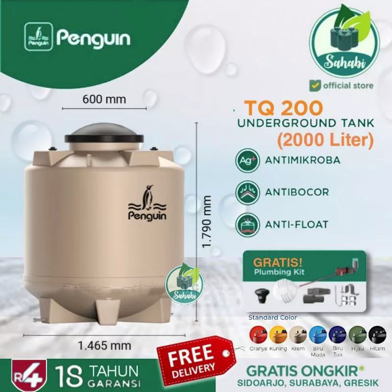 Tandon Air / Toren Air / Tangki Air Underground Tank PENGUIN/PINGUIN Tangki Pendam / Tangki Tanam uk