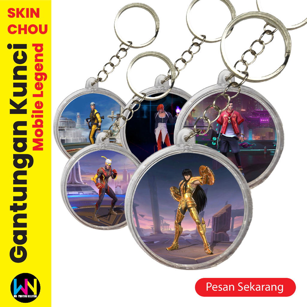 Gantungan Kunci Koleksi Skin Chou - Mobile Legends