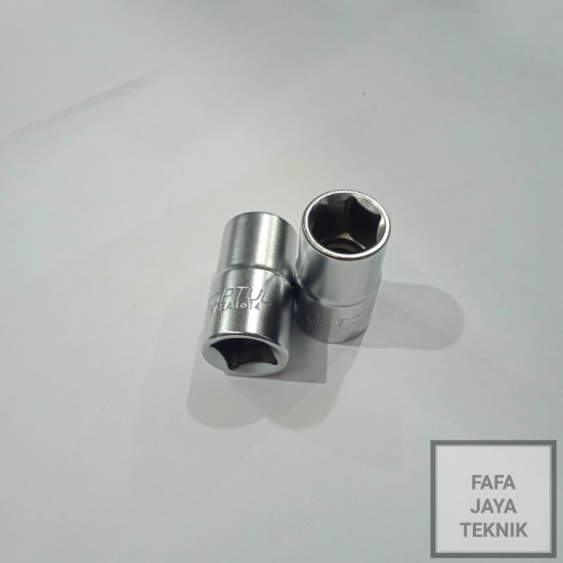 TOPTUL MATA KUNCI SOK SOCK 1/2 6PT 8 - 24 MM MATA KUNCI SOK SHOCK SOCKET TOPTUL