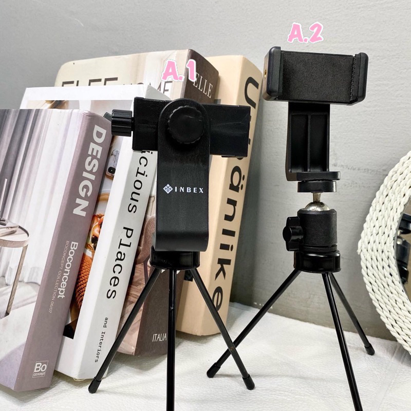 INBEX Phone Holder Stand Tripod Handphone Hp Tripod Aksesoris Iphone Holder Tripod Hp Tripod Mini St