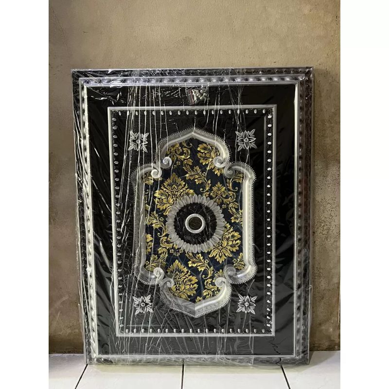 Ornamen Bold Pvc Fitting lampu Flafon 70cm×90cm Jumbo Ornamen bold Lampu Flafon Fitting Lampu Plafon
