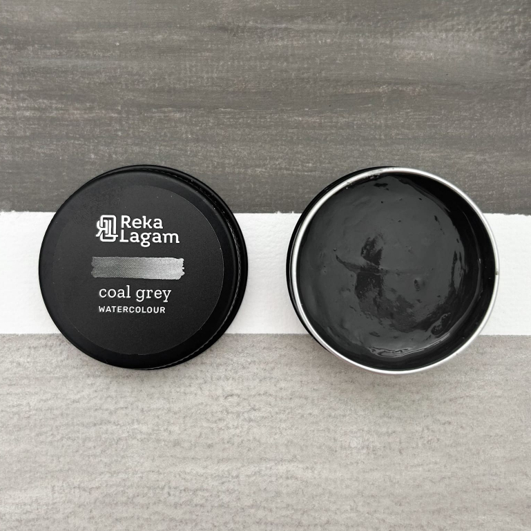 

RekaLagam Watercolour Coal Grey