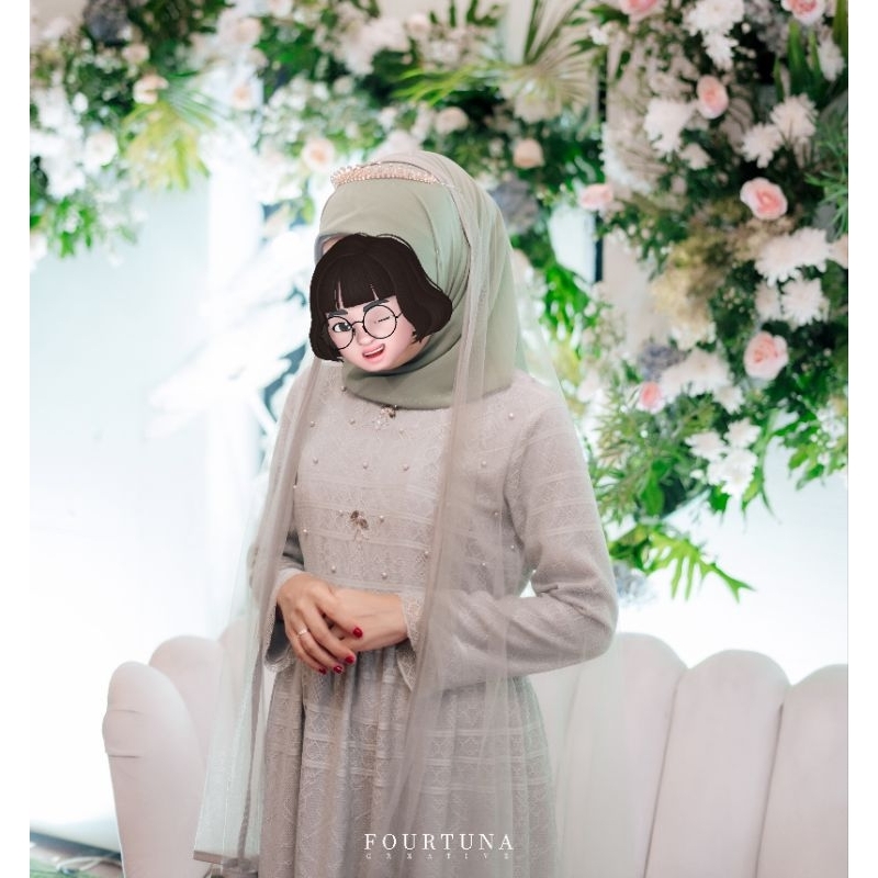 PRELOVED DOANA DRESS EDMORE WARNA SAGE