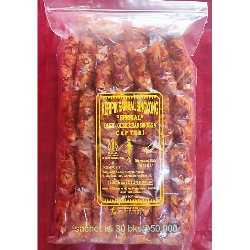 

Keripik sambal singkong spesial Cap Teri