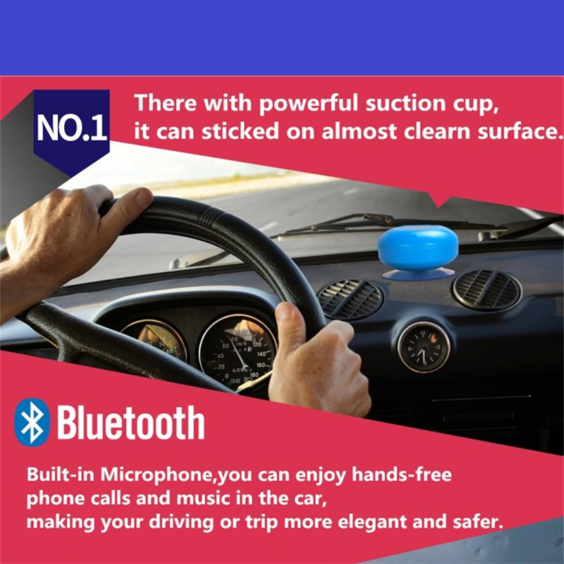 Speaker Bluetooth Waterproof Surround Sound with Suction Cup - BTS-06