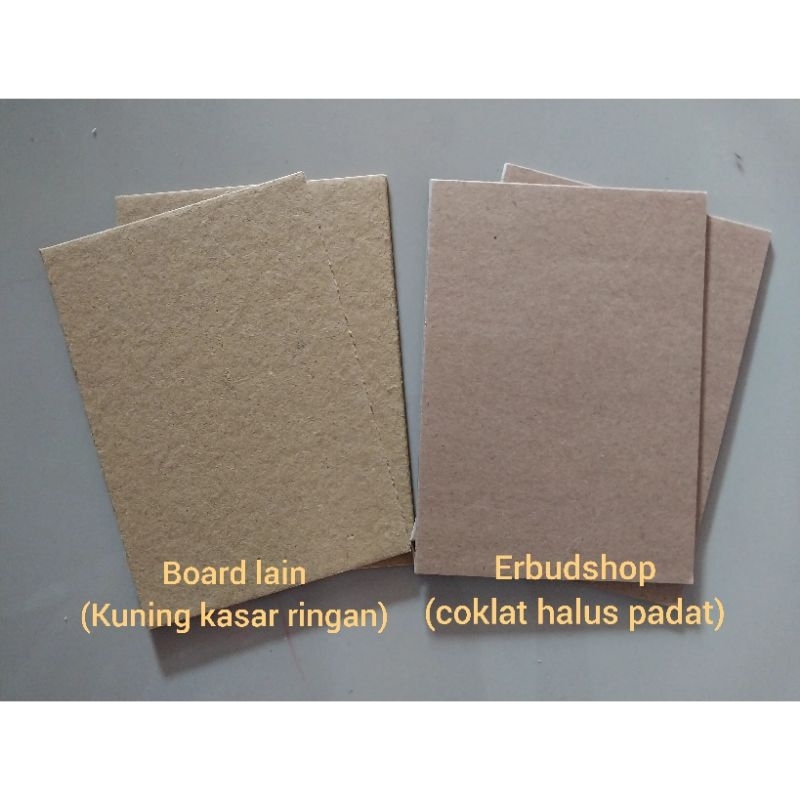 

(COKLAT & ABU) A6 YELLOW BOARD/ KARTON BOARD PC
