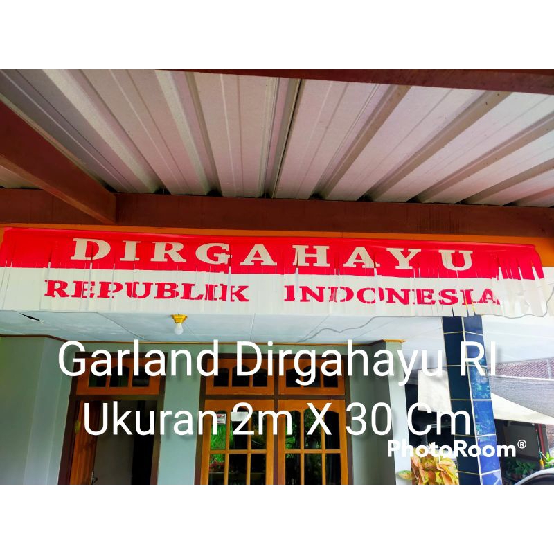 GARLAND RUMBAI HIAS DEKORASI 17 AGUSTUS