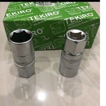 soket busi tekiro 1/2×21 3/8×21 mata sok roda busi panjang shock roda wheelnut plug tekiro